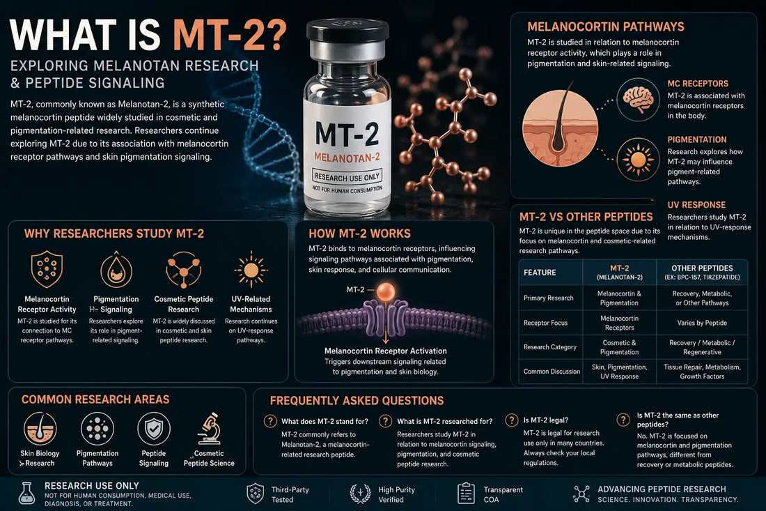 What Is MT-2? Exploring Melanotan Research & Peptide Signaling C2 Peptides