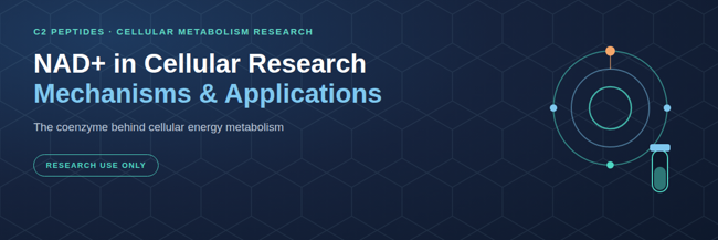 NAD+ in Cellular Research: Mechanisms and Applications