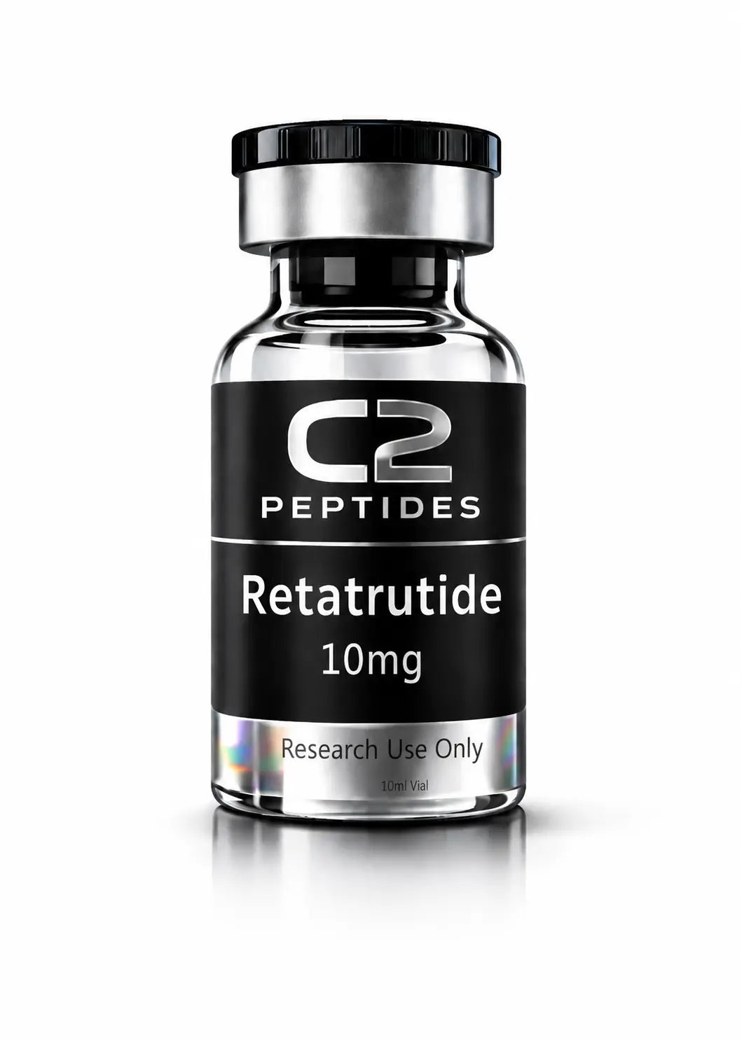 A 10mg vial of C2 Peptides Retratrutride